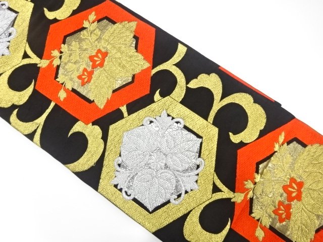 Japanese Kimono / Antique / Fukuro Obi Silk